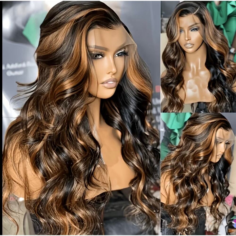 Glueless Human Hair Wig 16” HD Lace Front 13x5